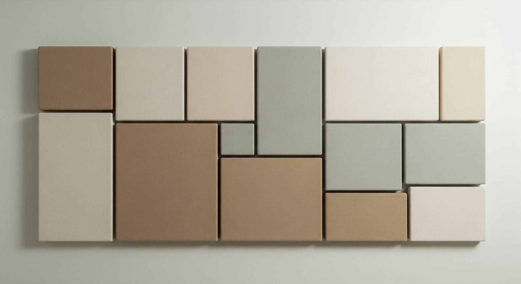 Fabric-wrapped acoustic panels